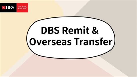 dbs overseas remit time.